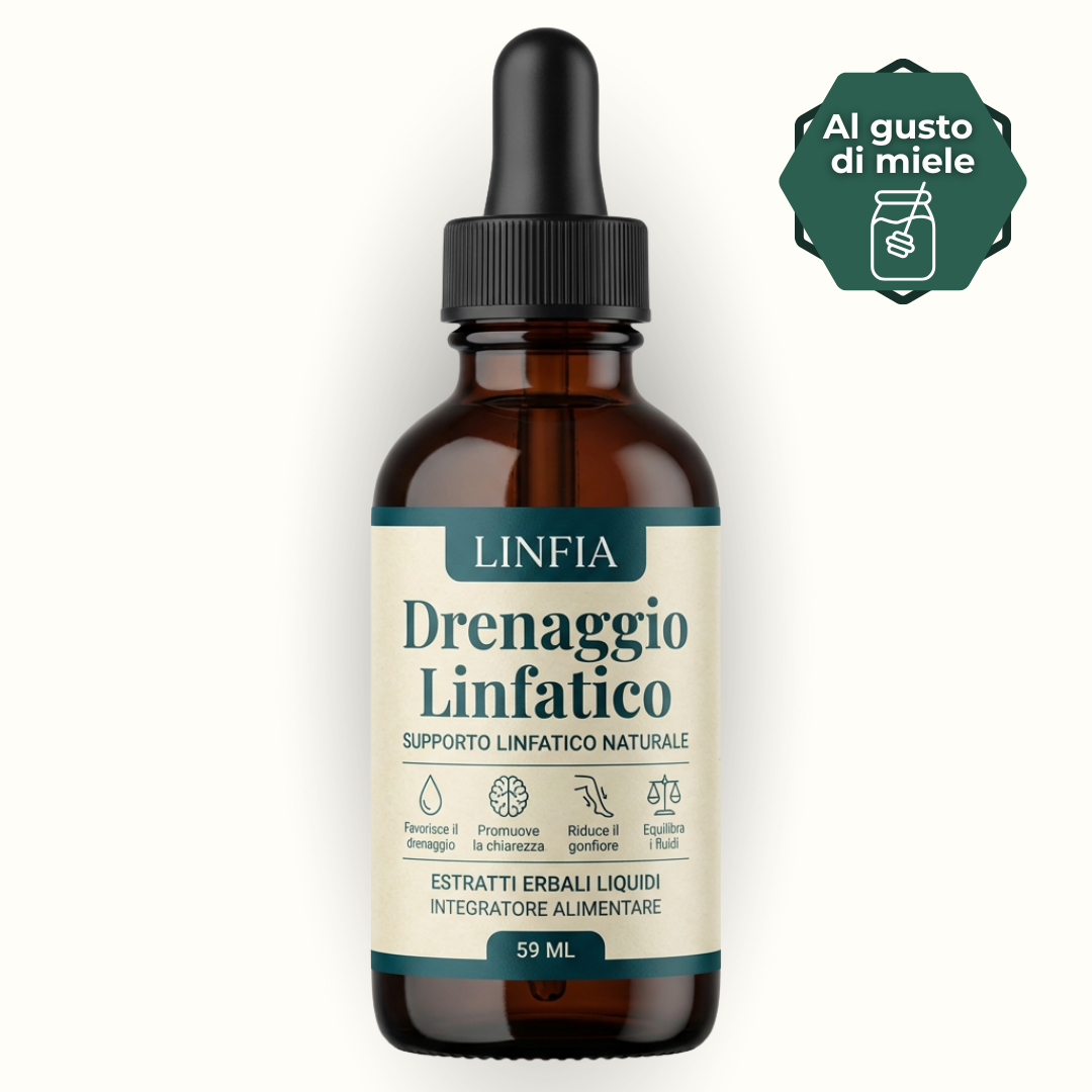 Gocce di benessere per il drenaggio linfatico