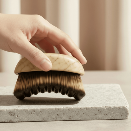 Spazzola per drenaggio linfatico